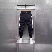 Comfortable & Stylish Casual Jogger Pants - Elastic Cuffs, Loose-Fit, On-Trend Black Pants for Everyday Wear