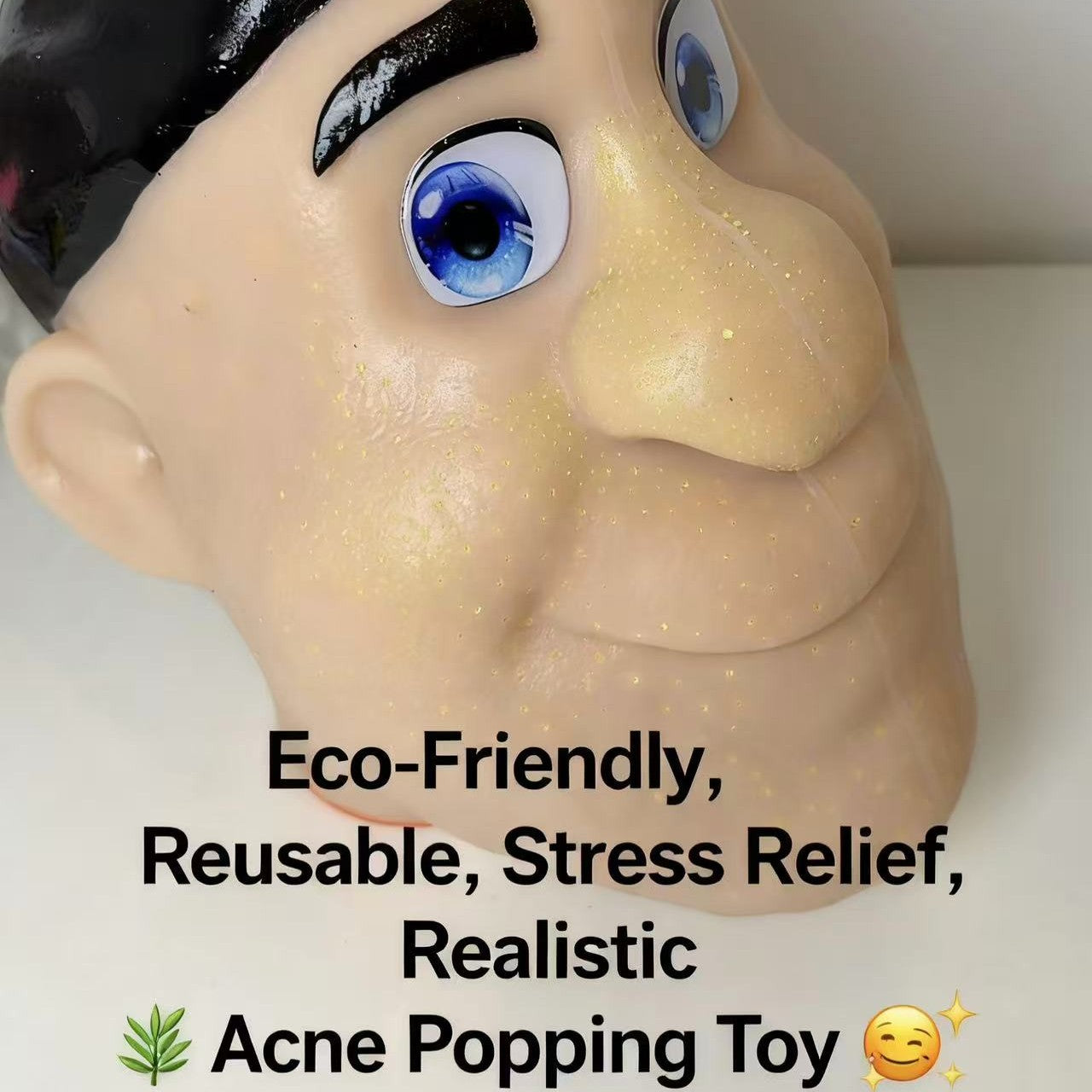 Eco‑Friendly Realistic Acne Popping Stress Relief Toy – Big Head Pimple Squeezer What Else You Got?