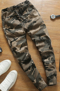 Men's Camouflage Cargo Pants – Tapered Jogger Style