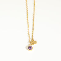 Zodiac Zircon Constellation Necklace – 5mm Charm for Women, Korean Style Jewelry
