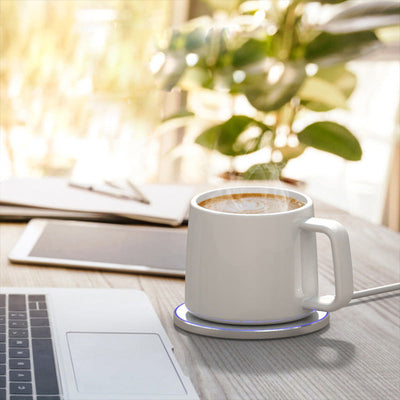 Divine Charge Wireless Coffee Mug - Stay Powered & Blessed | 200ml Ceramic Mug with Wireless Charger