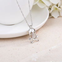 Spooktacular Glow-in-the-Dark Skull Necklace - Perfect for Halloween & Christian Fun!