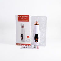 Blackhead Remover Vacuum – 53kPa Electric Pore Suction Cleanser with 4 Heads | Deep Cleanse & Acne Treatment