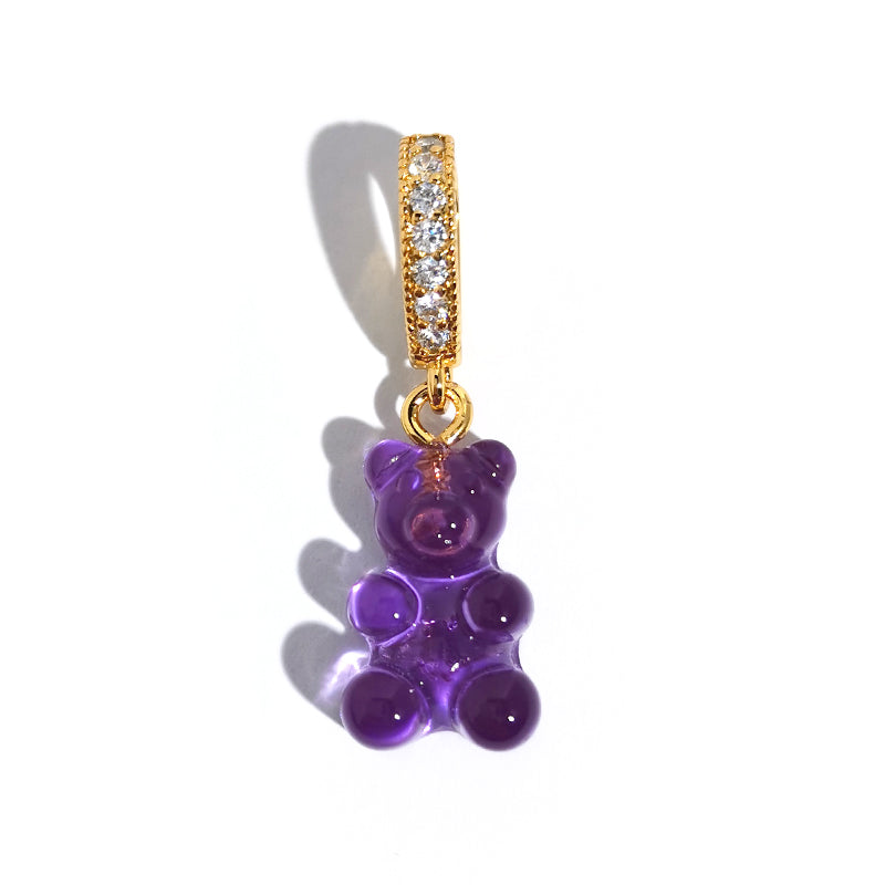 Colorful Gummy Bear Pendant Heart Necklace What Else You Got?