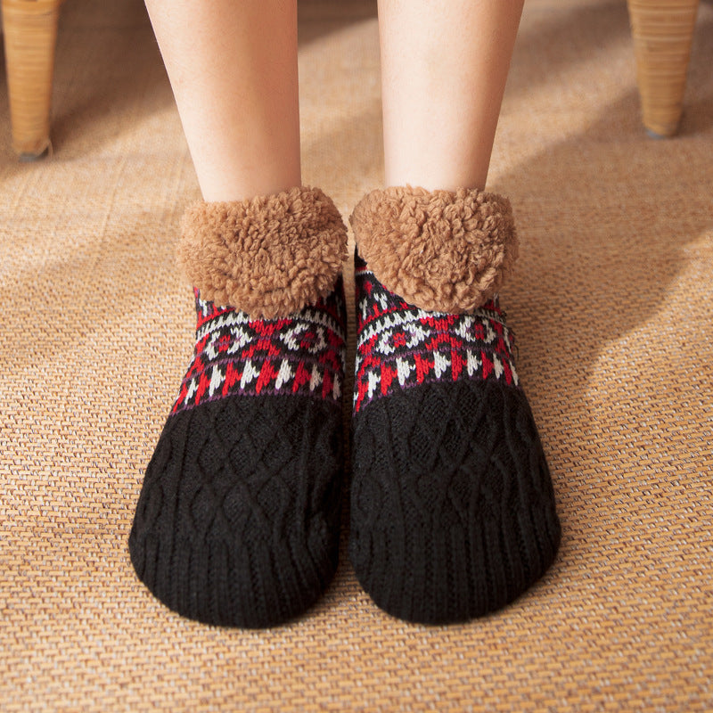 Cozy Fleece Bootie Slipper Socks – Non-Slip Warm Indoor Socks for Men & Women What Else You Got?