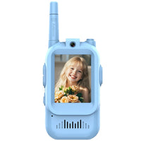 Kids’ Video Walkie-Talkie 2-Pack with Camera & Screen – Safe Rechargeable Intercom for Outdoor Play