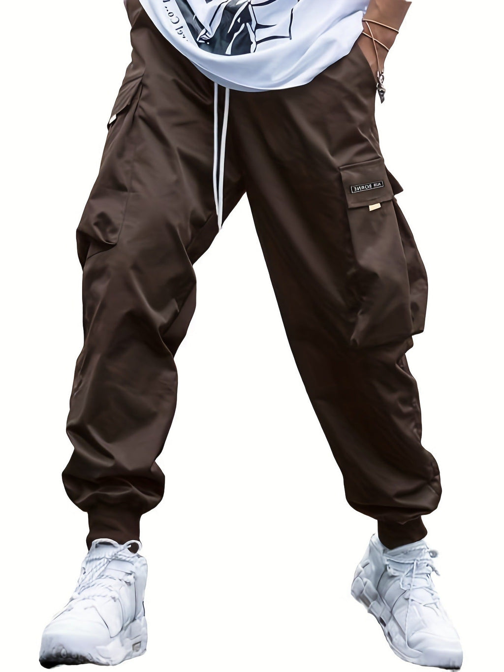 Multi-pocket Cargo Pants Men's Casual Hip-Hop Drawstring Trousers Outdoor Streetwear Sports Pant What Else You Got?