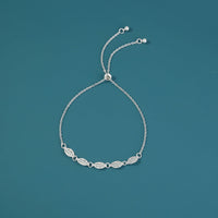 Glow-in-the-Dark Silver Leaf Copper Bracelet – Luminous Minimalist Jewelry for Women & Men