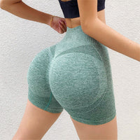 DivineFit™ Godly Glutes Yoga Shorts - Butt Lifting Seamless Leggings for Women's Gym & Worship