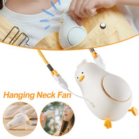 Stay Cool Anywhere with Adorable Duck Neck Fan