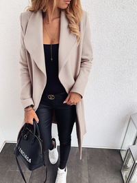 Elegant Puffer Coat Jacket for Women - Warm & Stylish Outerwear