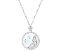 Sterling Silver Zodiac Constellation Necklace - Korean Style Star Jewelry - Elegant Celestial Design