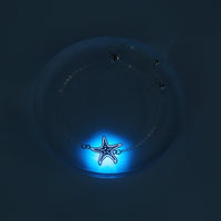 Glow-in-the-Dark Starfish Bracelet - Christian Jewelry with Scripture Inspiration