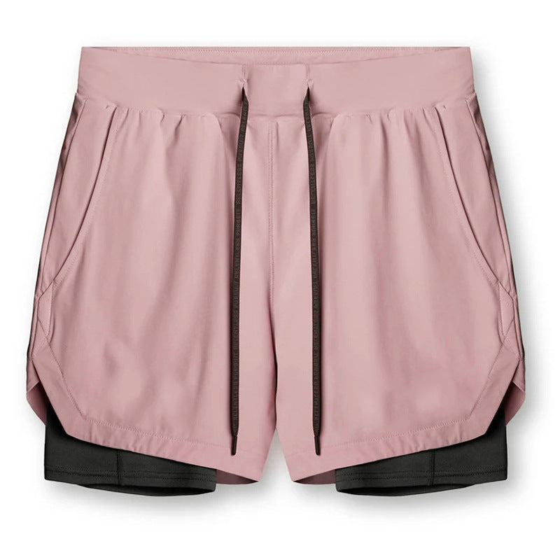 Sports Casual Quick-drying Double-layer Two-in-one Running Shorts What Else You Got?