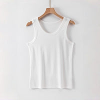Lyocell Cotton Cool-Touch Stretch Slim-Fit Sports Vest