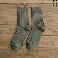 Cozy & Breathable Men's Socks for Fall & Winter - Free Size (7-Pack Options)