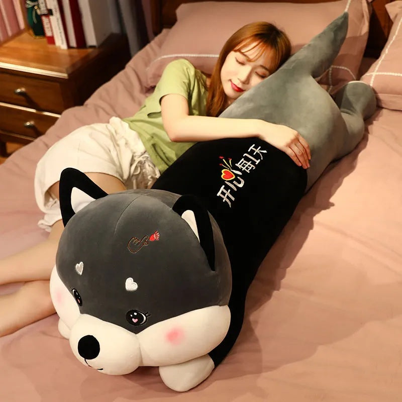 Cute Lying Husky Throw Pillow Plush Toys What Else You Got?
