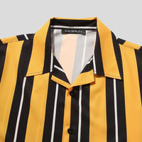 Men's Summer Casual Cotton Shirt - Lightweight & Breathable Streetwear Tee