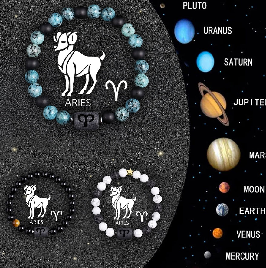 Crystal Stone Zodiac Sign Bracelet What Else You Got?