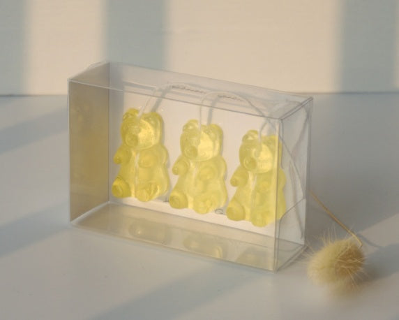 Gummy Bear Aromatherapy Candle – Handmade Scented Candle with Juicy Peach Fragrance (Small & Large Sizes) What Else You Got?