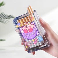 Cigarette Case with Built-In Lighter – Windproof Transparent Design for Everyday Carry