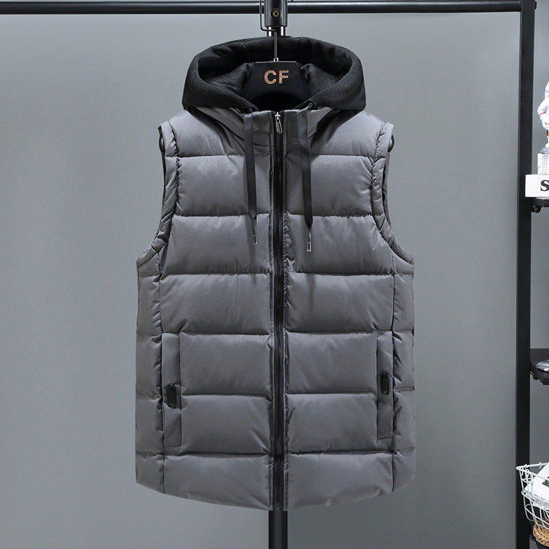 Men’s Extra-Thick Padded Vest – Casual Winter Down & Cotton Gilet What Else You Got?