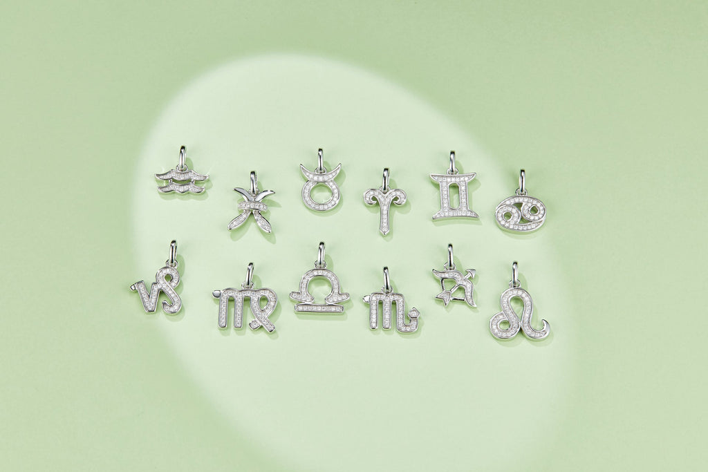 12 Zodiac Signs - Leo, Set With Top-quality Moissanite Luxury And Fashionable Light Luxury Trend Jewelry, Silver Necklace Pendant S925 Silver Electroplated Platinum What Else You Got?