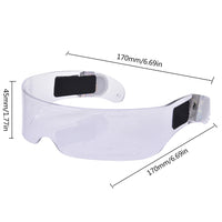 LED Rave Glasses – 7-Color Glow Party Goggles for Festivals & Concerts
