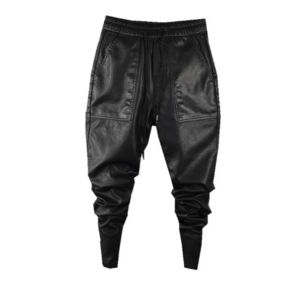 Winter Motorcycle Leather Pants Fleece-lined Thickened Windproof What Else You Got?