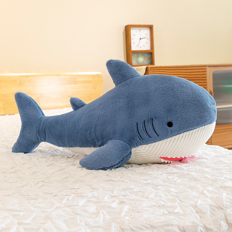 New Shark Throw Pillow Plush Toy Rabbit Fur Doll Doll What Else You Got?