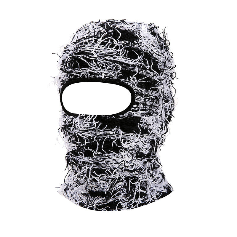 Knitted Camouflage Balaclava – Unisex Winter Acrylic Dome Wool Hat (Windproof & Warm) What Else You Got?