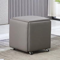 Rubik’s Cube 5-in-1 Storage Ottoman – Multifunctional Stool with Hidden Storage