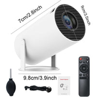 Mini Smart Projector 130-Inch HD WiFi Bluetooth – Portable Projector for Home & Travel