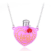 Love Poison Pill Bottle Pendant Necklace - Christian Valentine Gift - Faith Jewelry