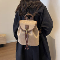 Suede-Style Women’s Backpack – Minimalist PU Daypack for Work, Travel & Daily Use