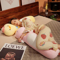 Removable Animal Plush Body Pillows – Washable Rabbit, Pig, Dog & Duck Cuddle Toys