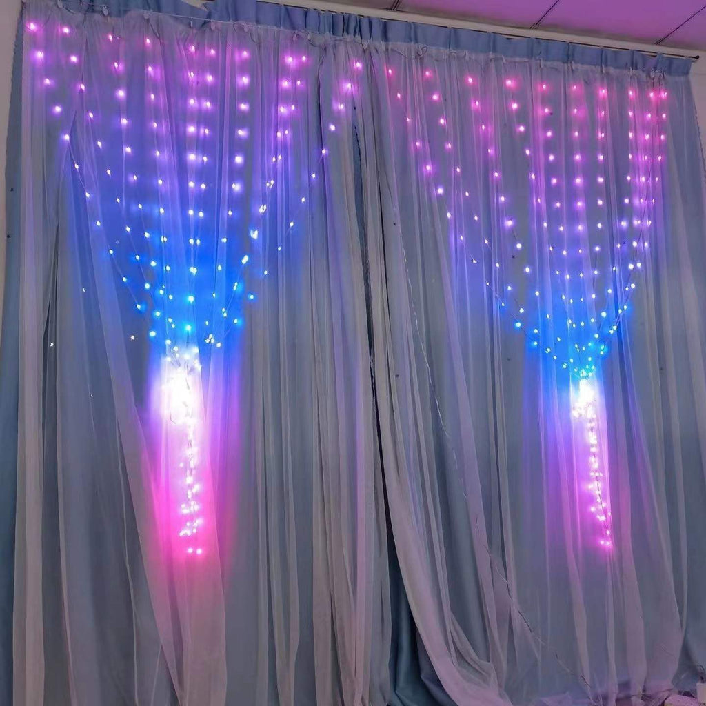 Programmable Magic Curtain Light – 400‑LED Bluetooth App‑Controlled Decorative Display What Else You Got?
