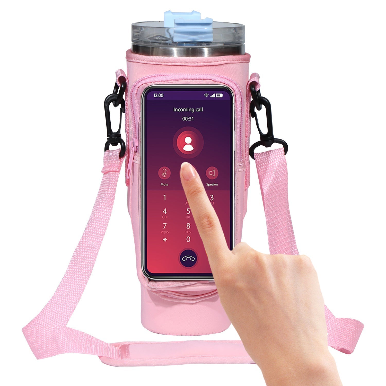 40oz Cup Cover Transparent Touch Screen Neoprene kitchen gadgets What Else You Got?