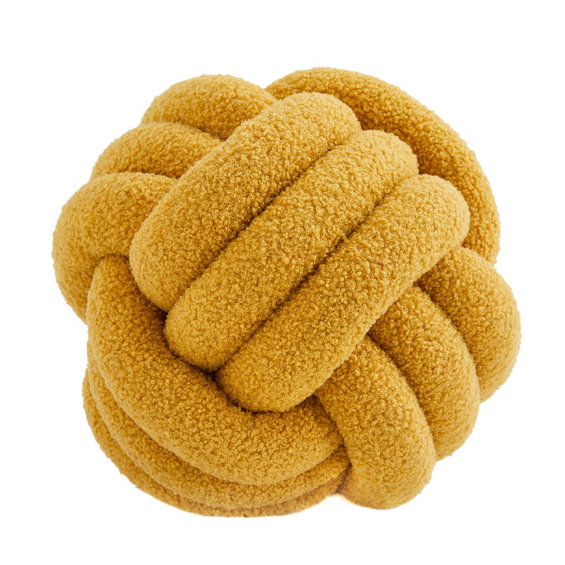 Simple Bedroom Sofa Knotted Ball Pillow What Else You Got?