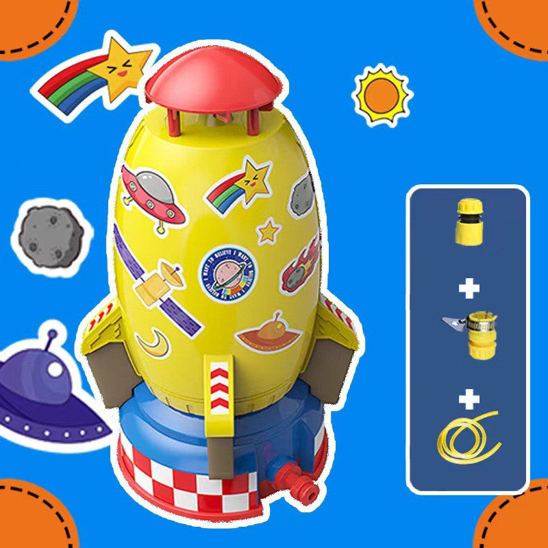 Rocket Water Sprinkler Launcher Toy – Outdoor Flying Spray Toy for Kids Summer Fun What Else You Got?