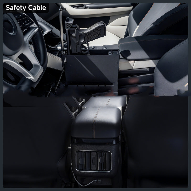 In-car Fingerprint-activated Handgun Safe