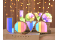 Romantic LED LOVE Light - Perfect Valentine's Day Gift, Wedding Decor & Birthday Surprise - USB Powered