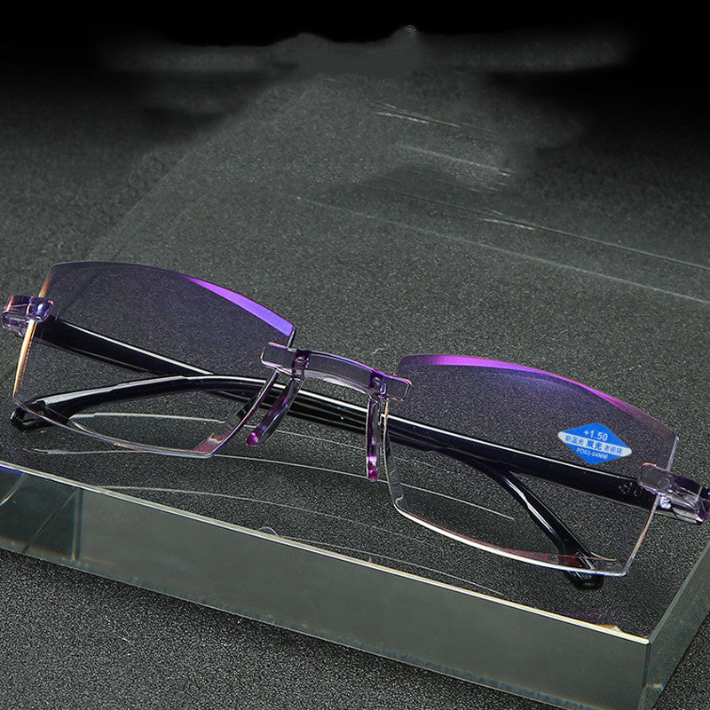 Blue Light Blocking Glasses - Diamond Cut Anti-Glare Readers for Digital Eye Strain Relief