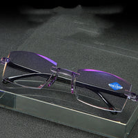 Blue Light Blocking Glasses - Diamond Cut Anti-Glare Readers for Digital Eye Strain Relief