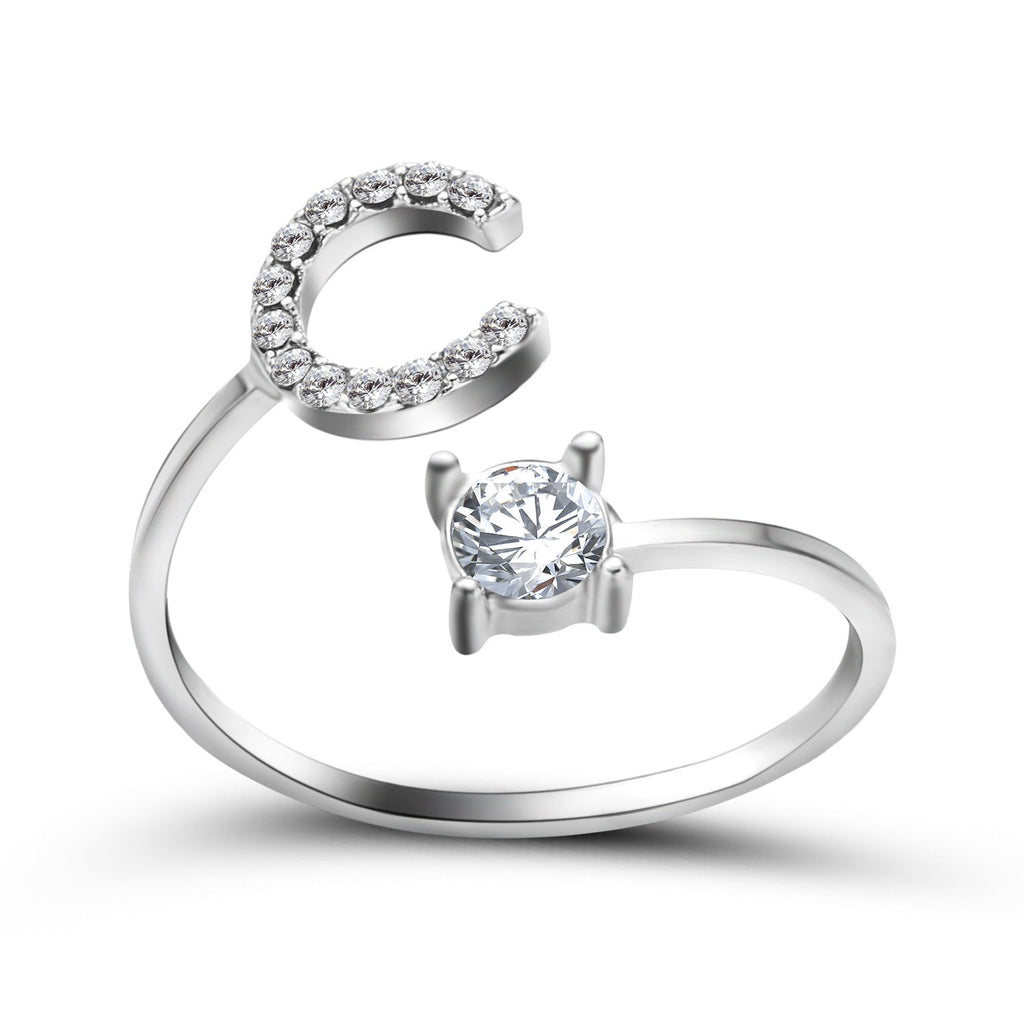 New Design Adjustable 26 Initial Letter Ring Fashion Jewelry For Women Simple Elegant Jewelry What Else You Got?