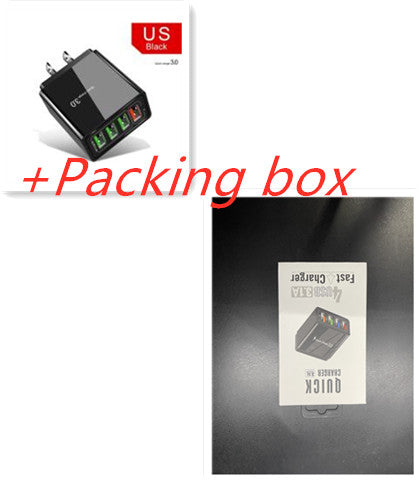 Illuminated 4USB Mobile Phone Charger 3A Charging Head What Else You Got?