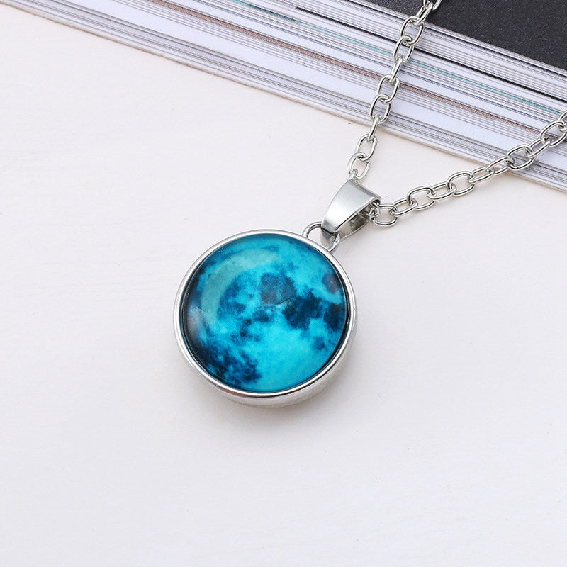 Galaxy Planet Glass Luminous Necklace What Else You Got?