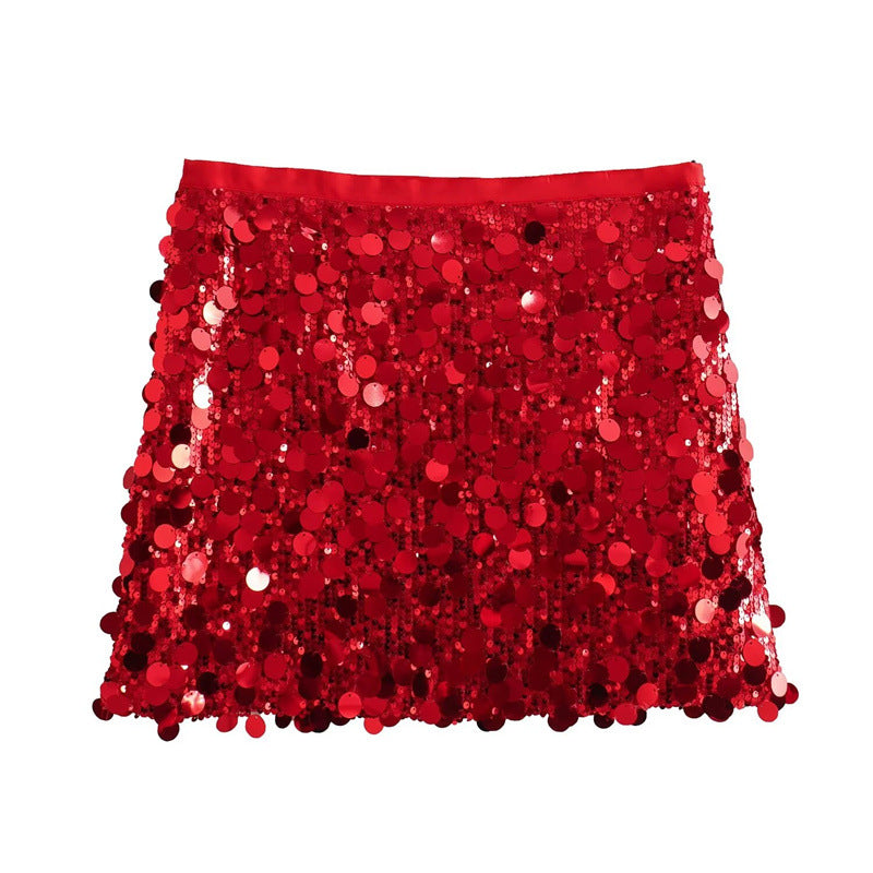 Women's Sequin Mini Skirt | Glamorous Party Skirt | Trending Shimmer Bodycon Skirt 2026 What Else You Got?