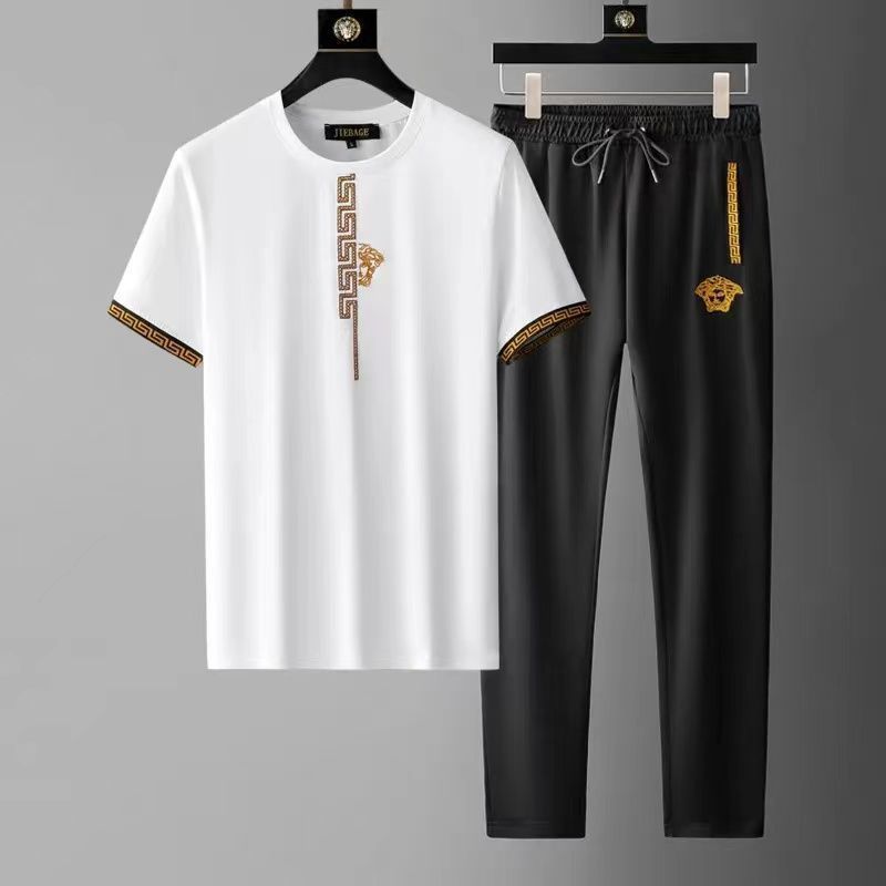 Mens Stylish Short-sleeve Pants Set What Else You Got?