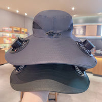 Stay Cool & Protected with a Solar-Powered Fan Hat
